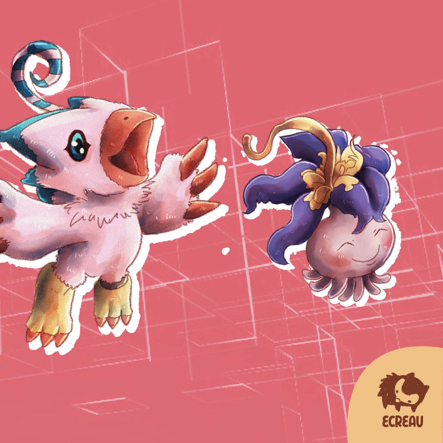 1440x1440 Biyomon Line of Love