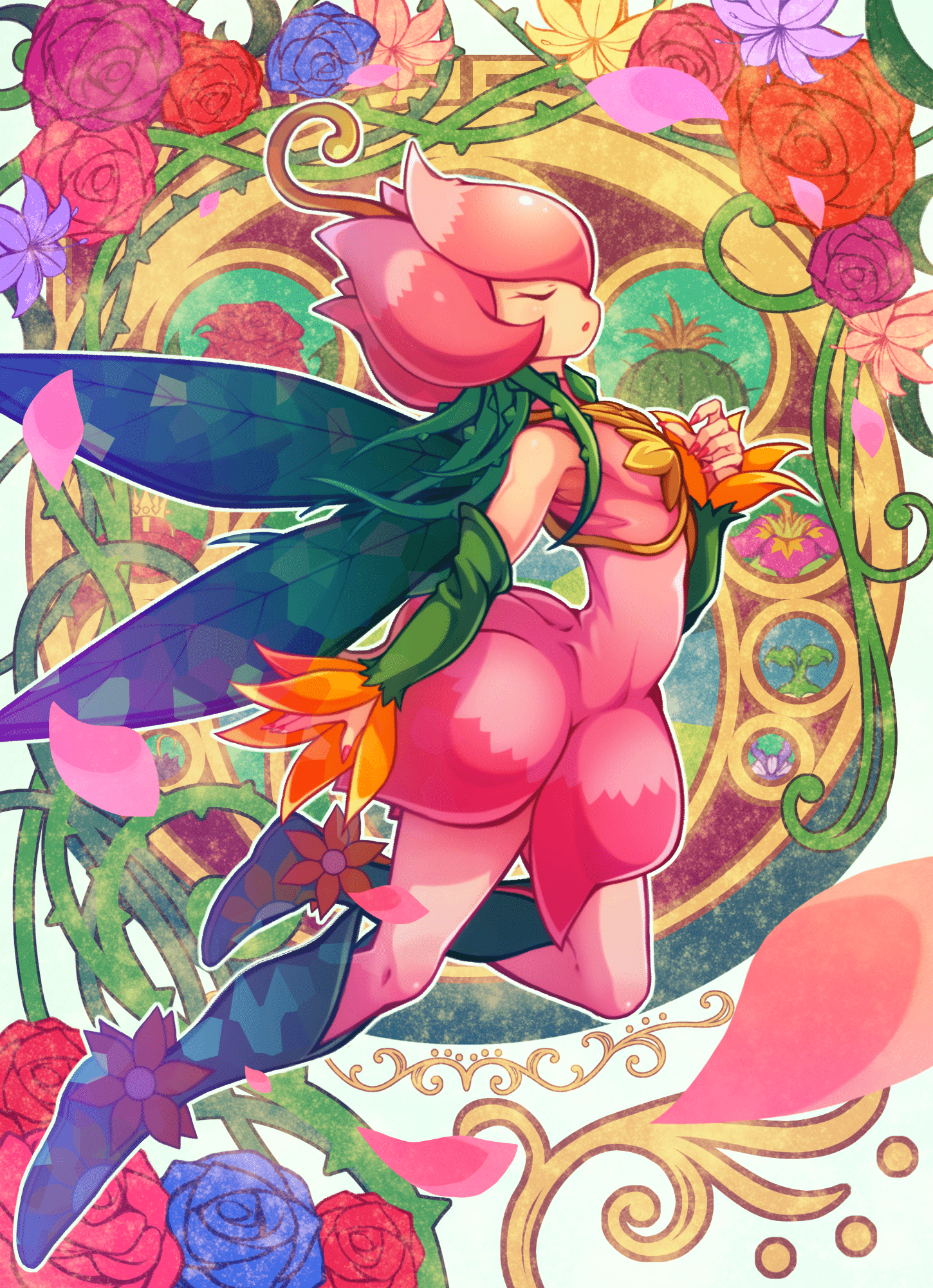 1450x2000 final screening results. Digimon Illustration Competition