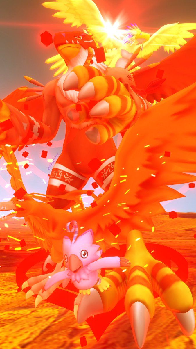 675x1200 Misael VS on X: El amor #Digimon #DigimonAdventureLastEvolutionKizuna #デジモン #FanArt #Garudamon #Piyomon #ガルダモン #巨鳥型 / X