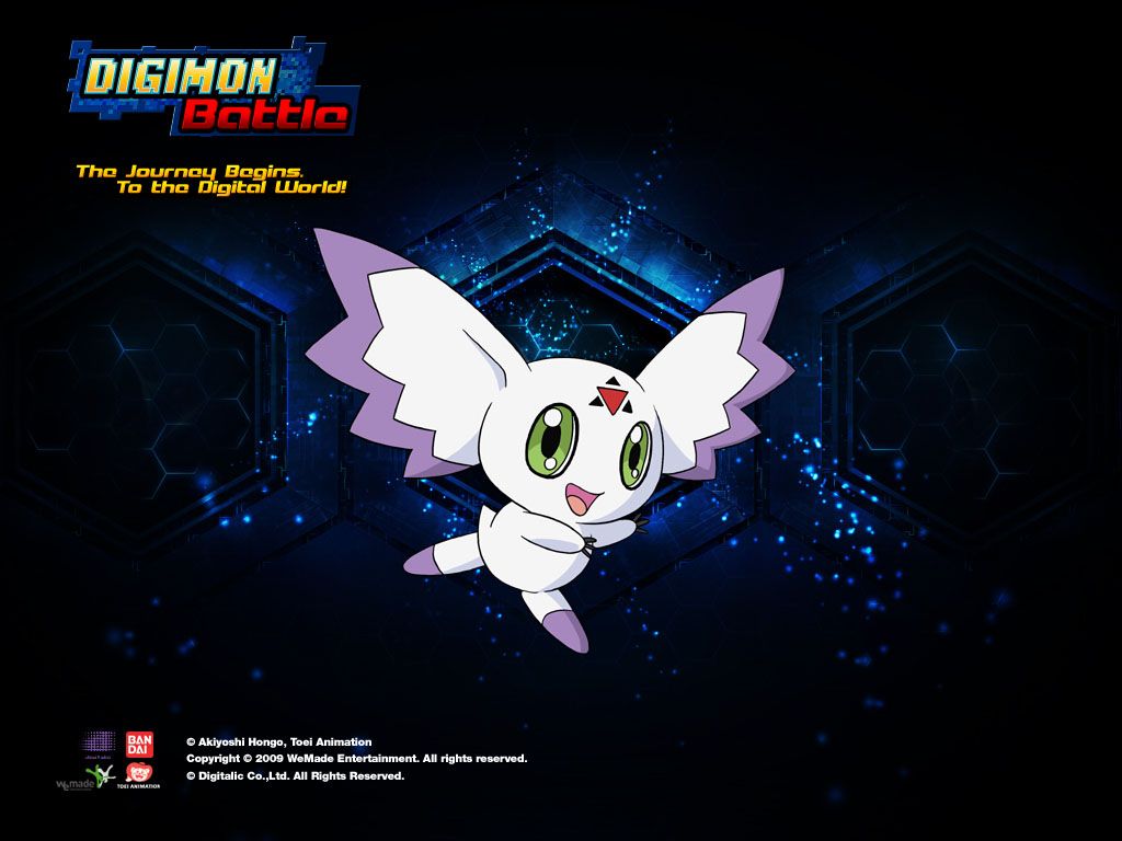 1024x768 Digimon Battle Artwork