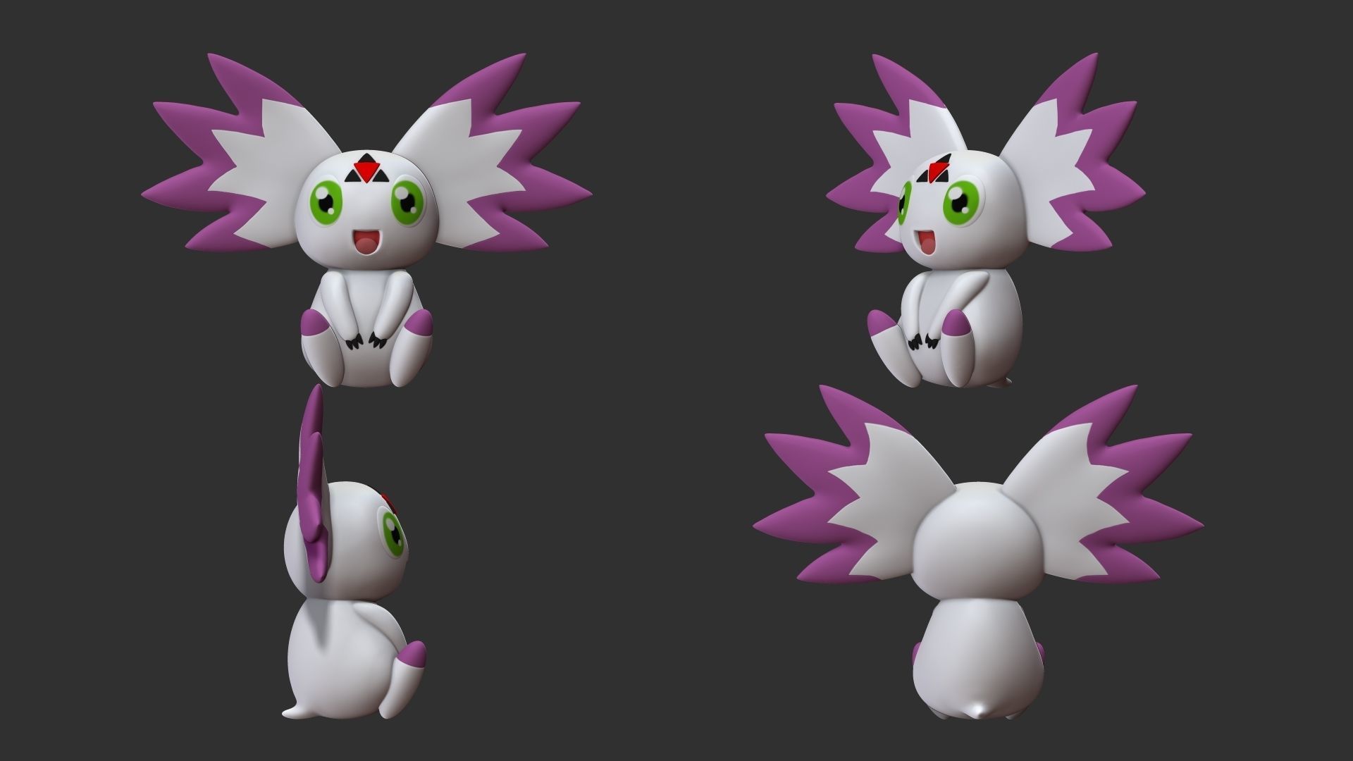 1920x1080 Calumon Tamers 3D model 3D printable