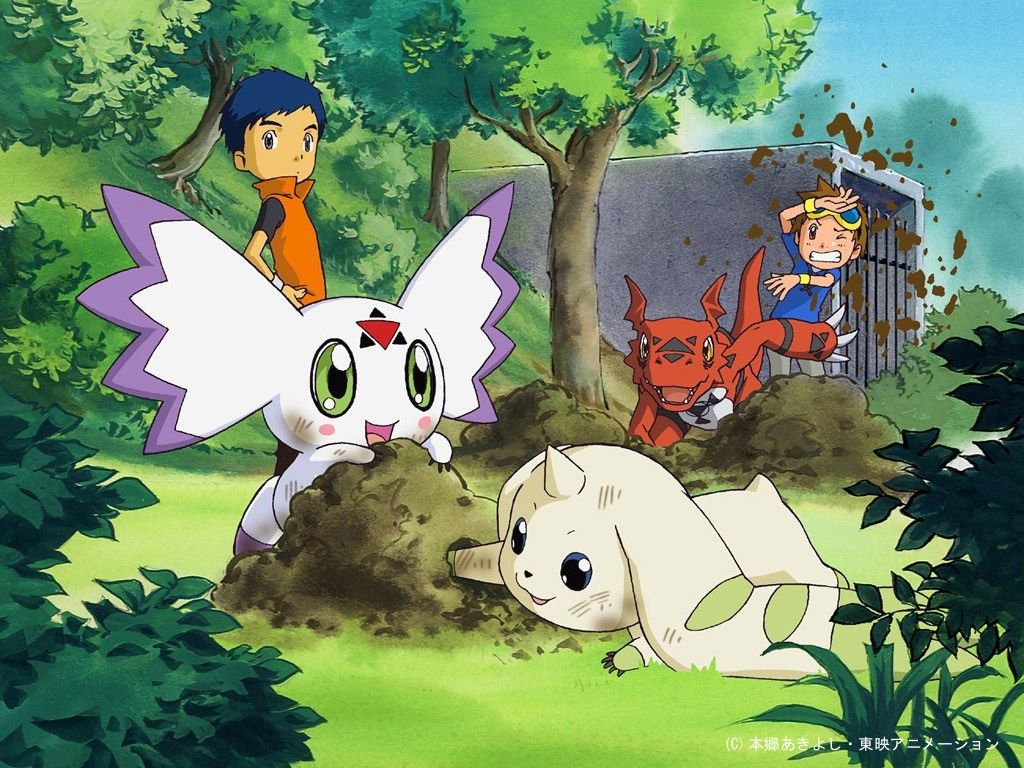 1024x768 Digimon Tamers Wallpaper by Toei Animation Anime Image Board