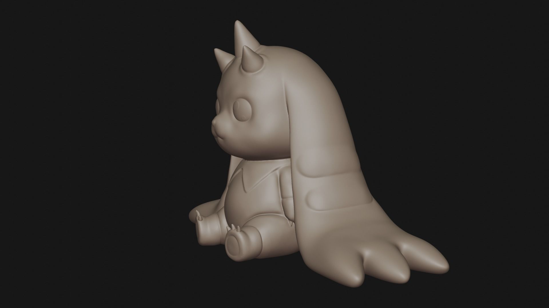1920x1080 Lopmon Digimon 3D model 3D printable