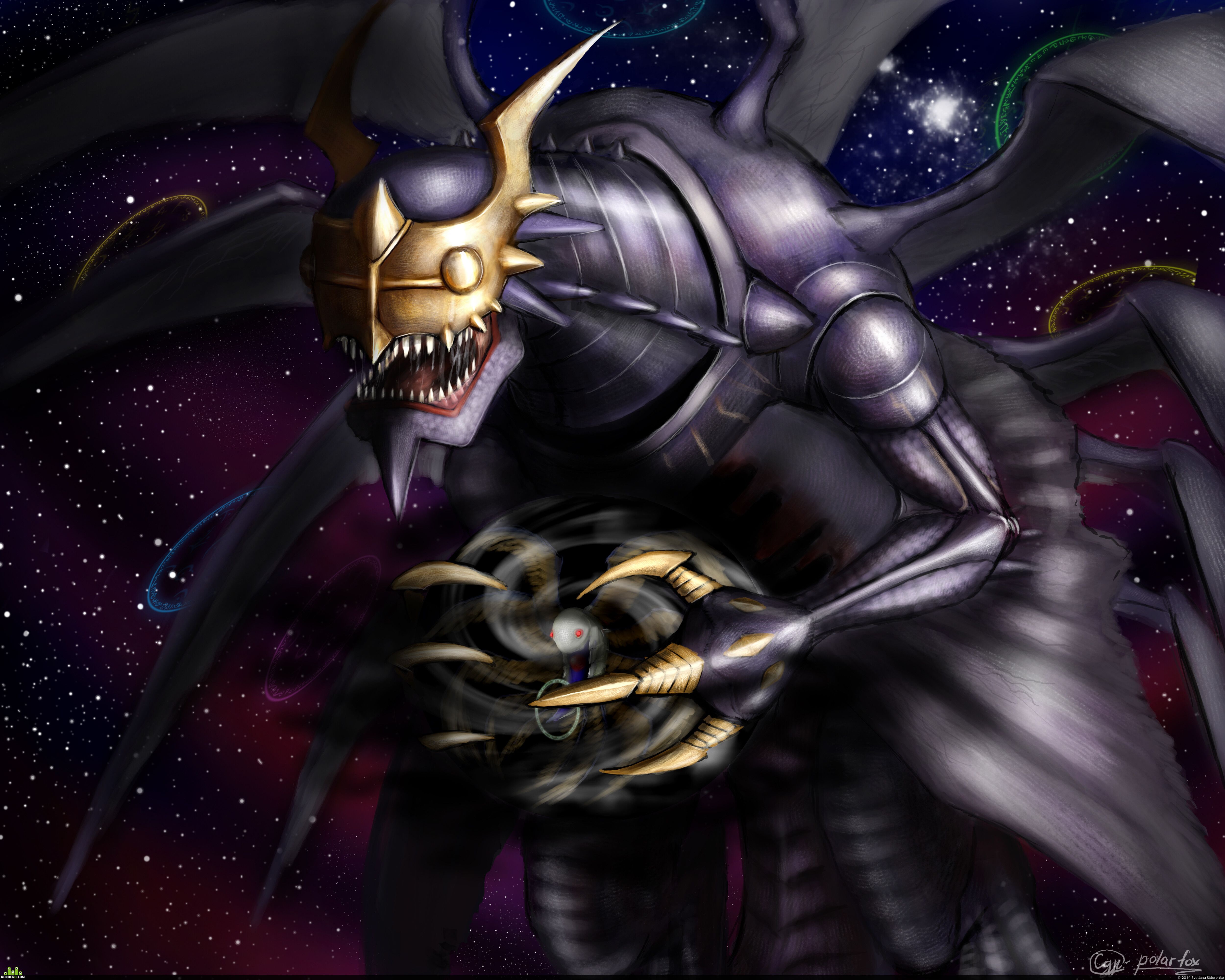 5000x4000 Lucemon: Satan Mode