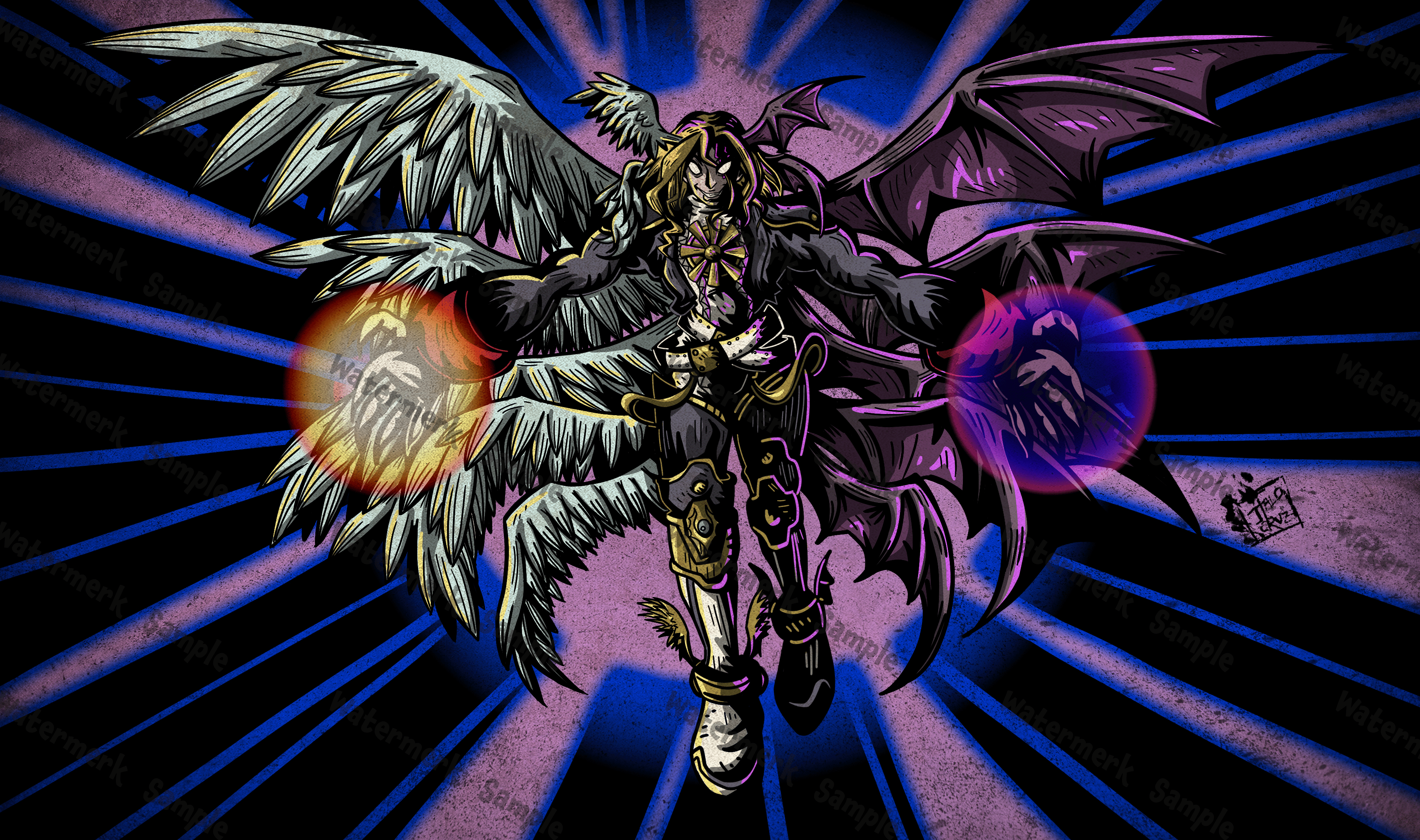 3675x2175 Custom Playmat: Chaosmode