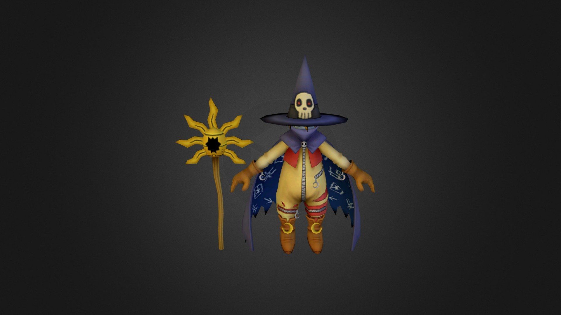 1920x1080 Wizardmon model by kevincatssing [9fc85ac]