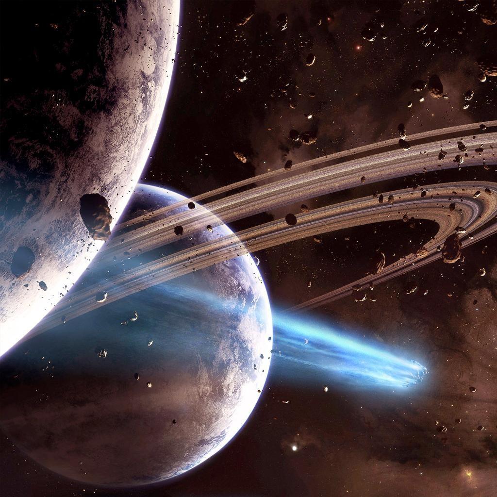 1024x1024 Space Wallpaper For iPad Pro