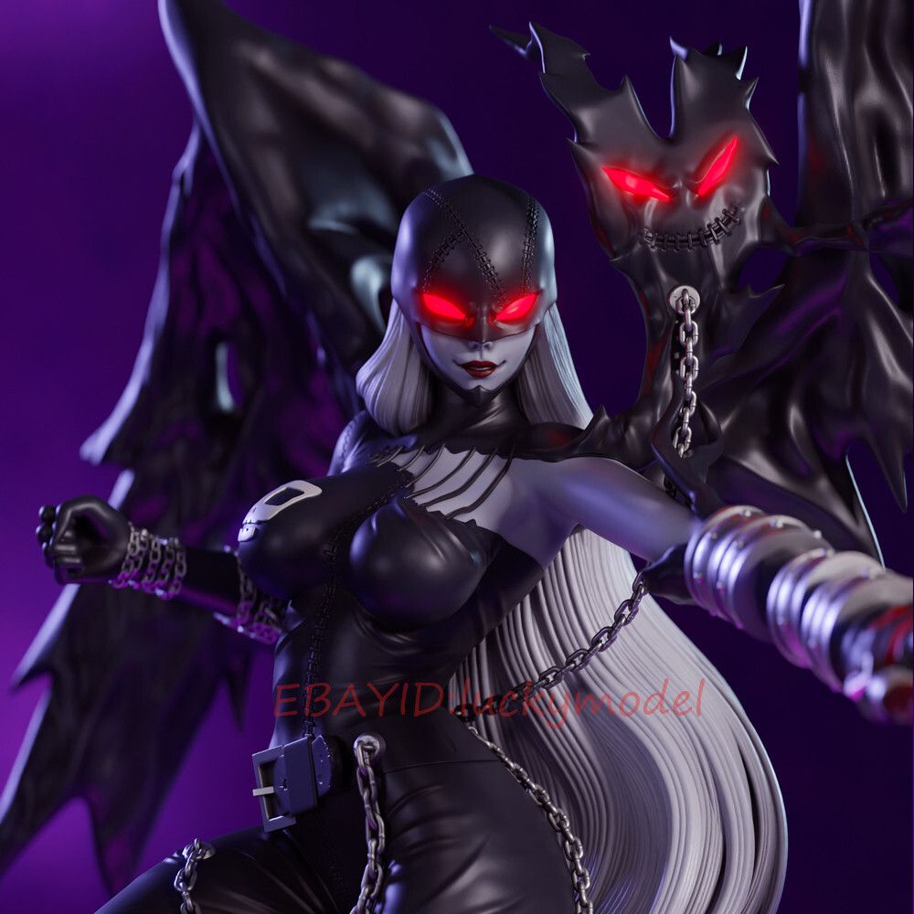 1000x1000 Unpainted Digimon Lady Devimon GK Resin GARAGE KIT FIGURES Model In Stock