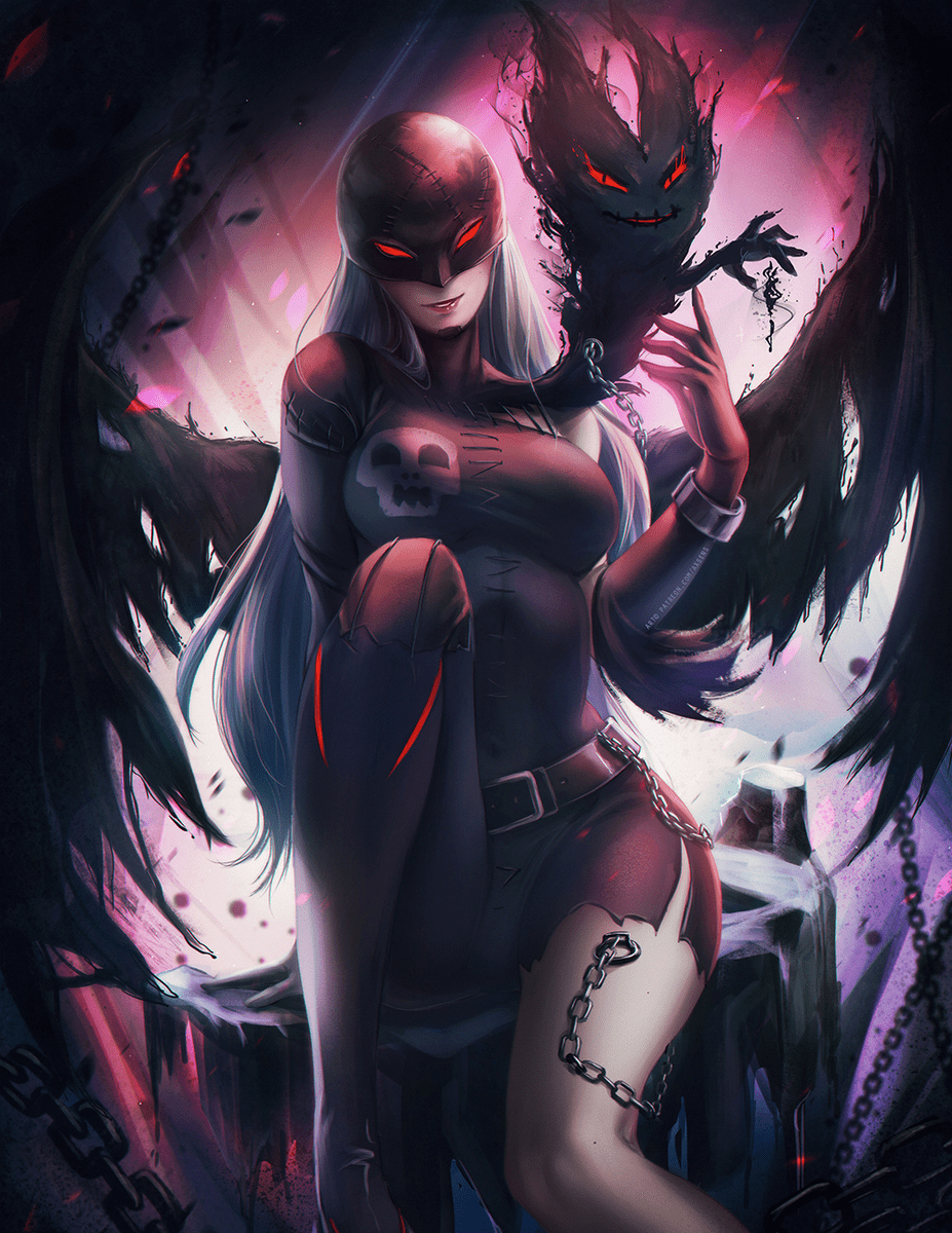 927x1200 Lady Devimon Photo Print Game Art Figure Statue Figurine