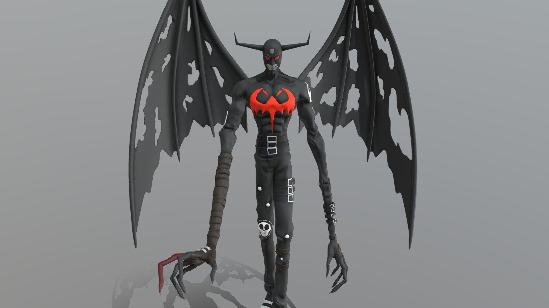 1920x1080 digimon Devimon model by kishi [8f8034c]