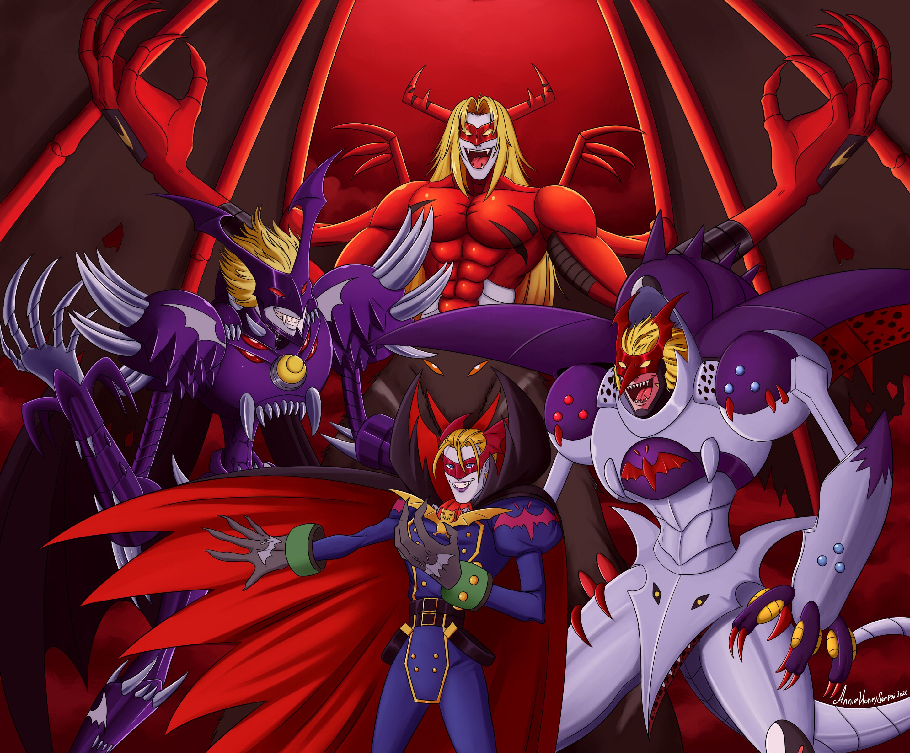 2900x2400 Myotismon Adventure Anime Image Board