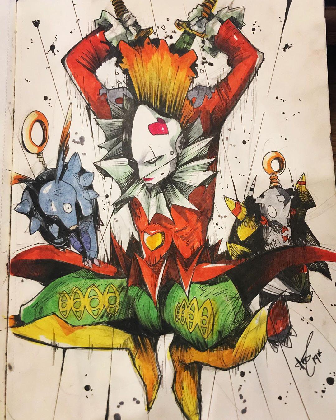 1080x1350 Piedmon drawn 2 years ago! Still happy with it!