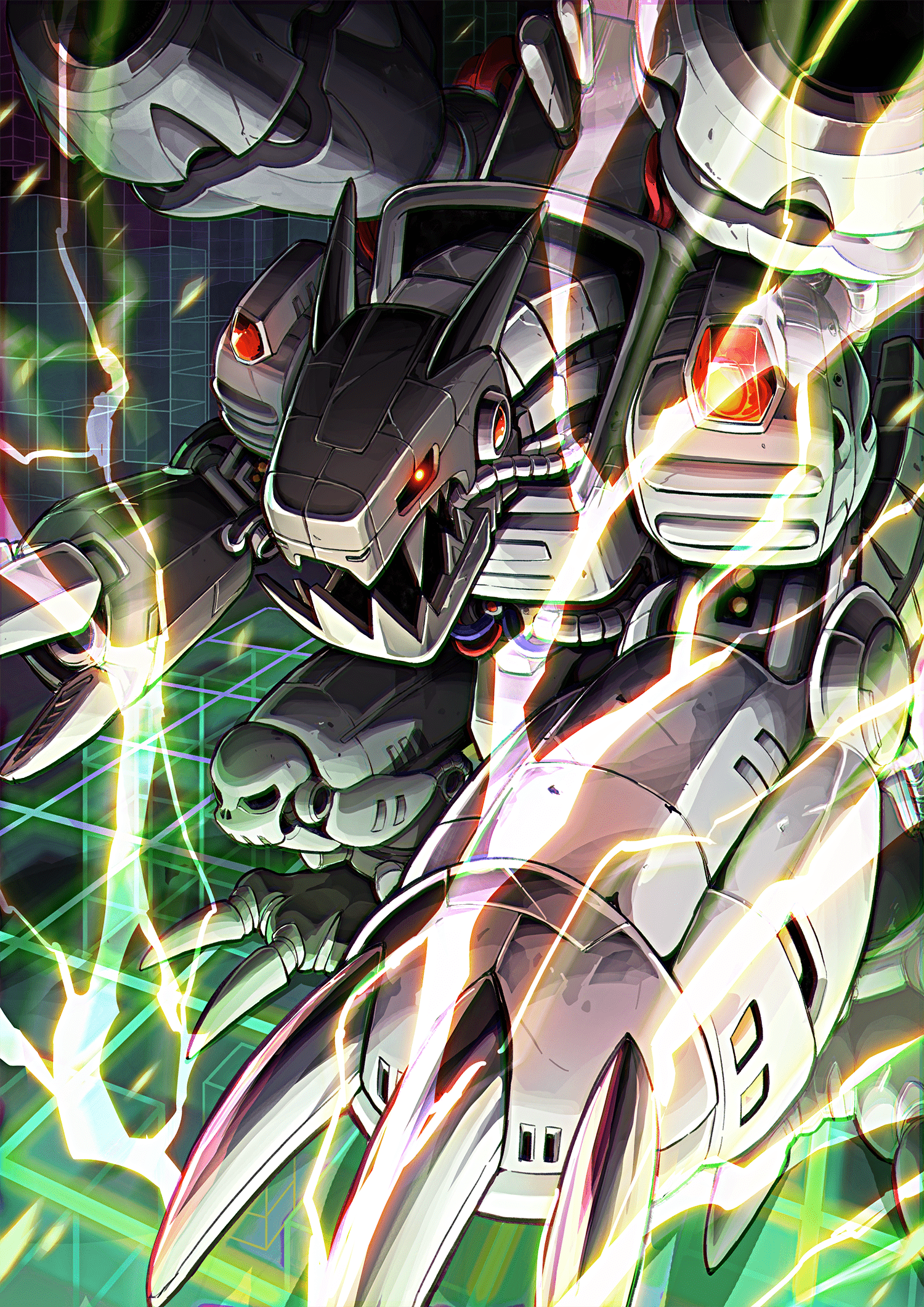 1500x2122 Machinedramon Adventure Anime Image Board
