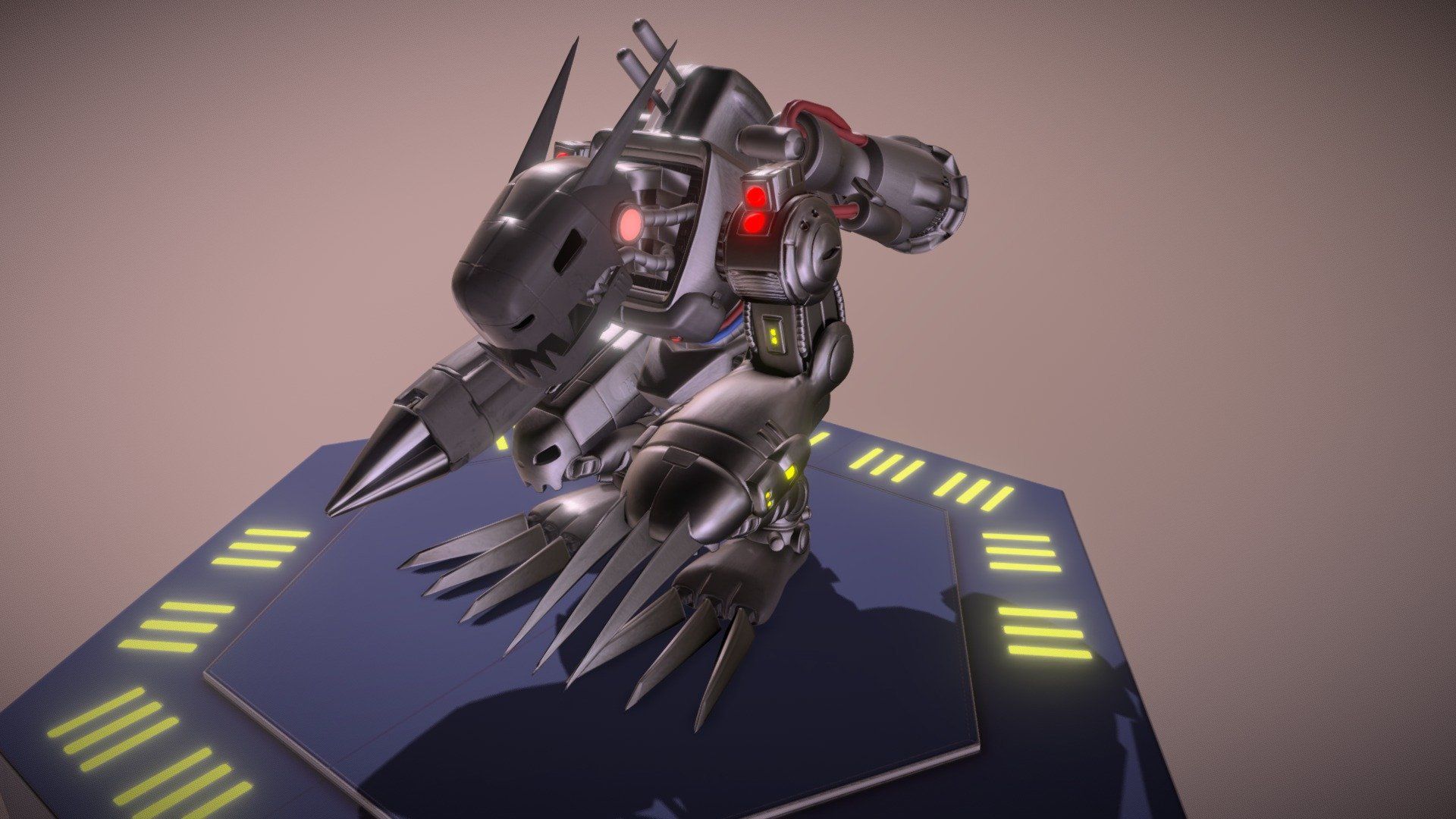 1920x1080 Mugendramon model by MyrmyDon [8420c96]