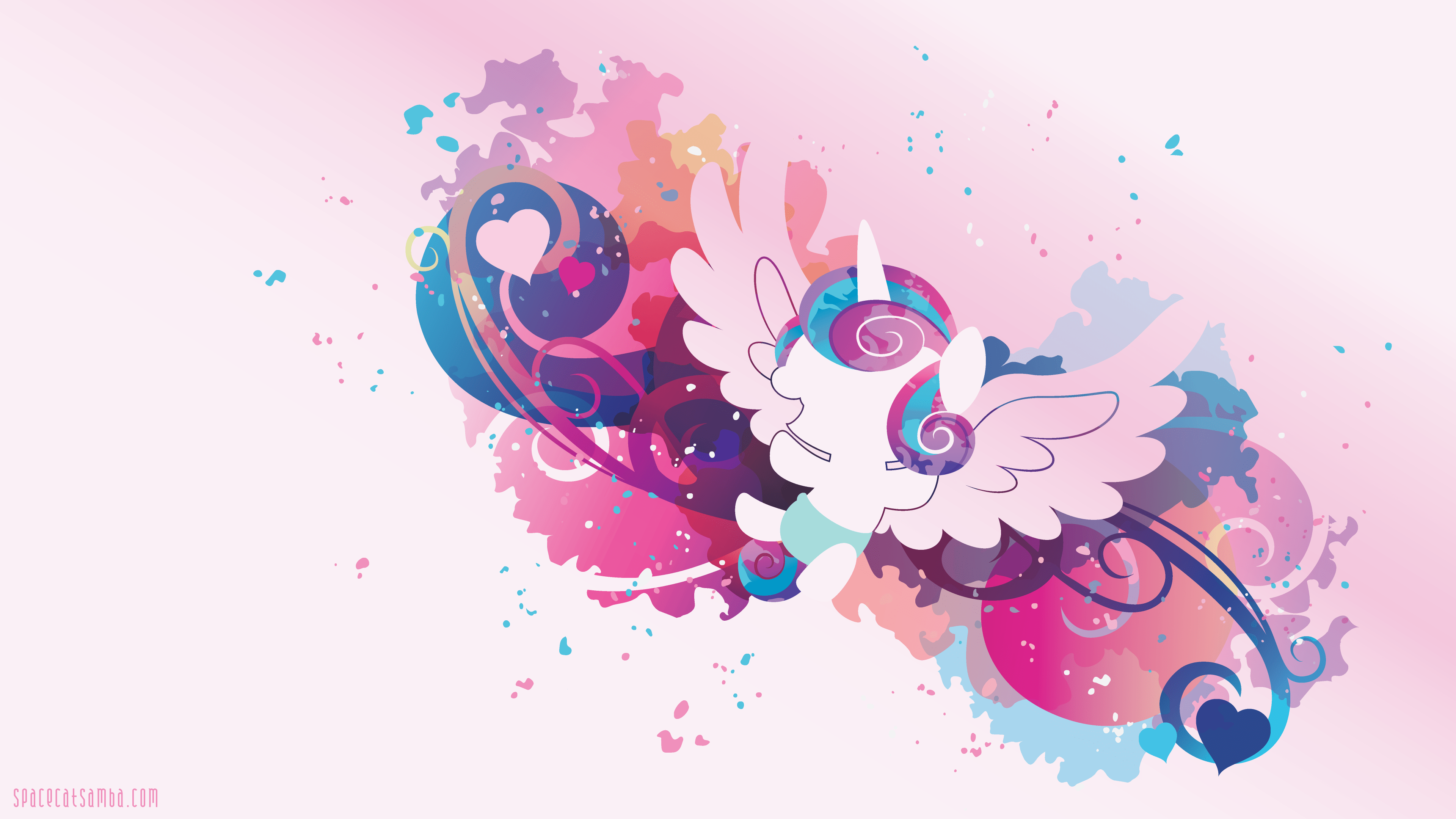 3840x2160 Download Minimalist Flurry Heart TV Show My Little Pony: Friendship Is Magic 4k Ultra HD Wallpaper