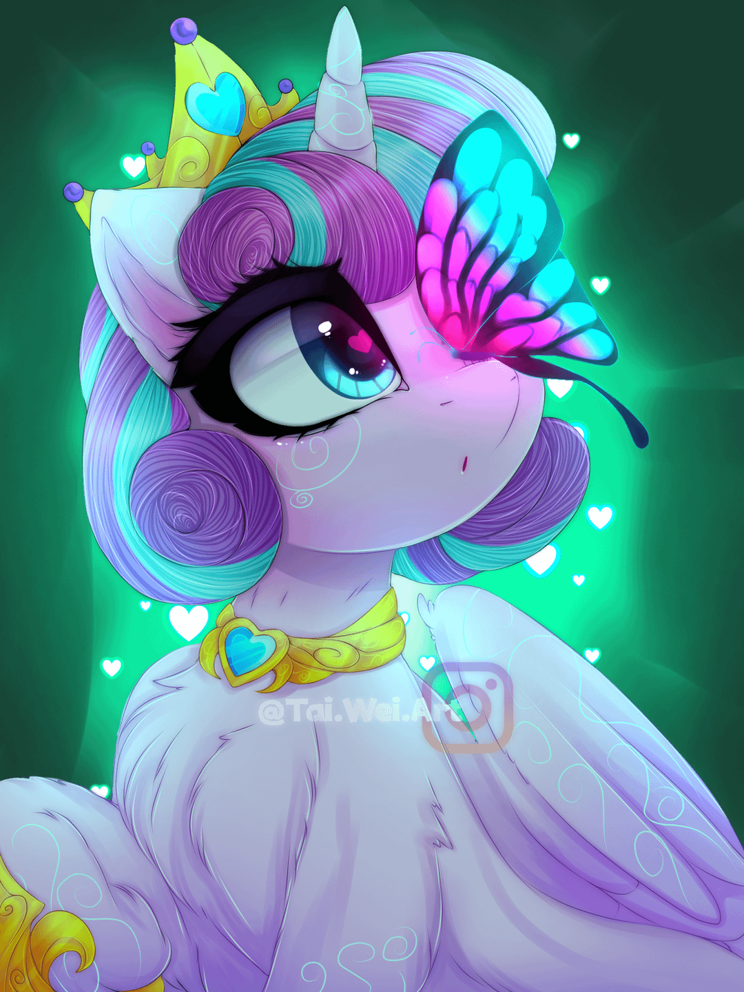 1080x1440 Flurry Heart.Old Artwork by me(TaiWeiArt)
