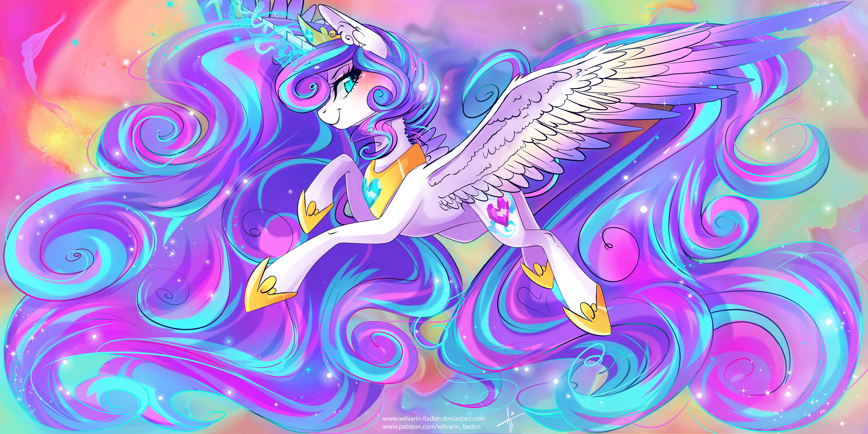 3464x1732 Flurry Heart Wallpaper