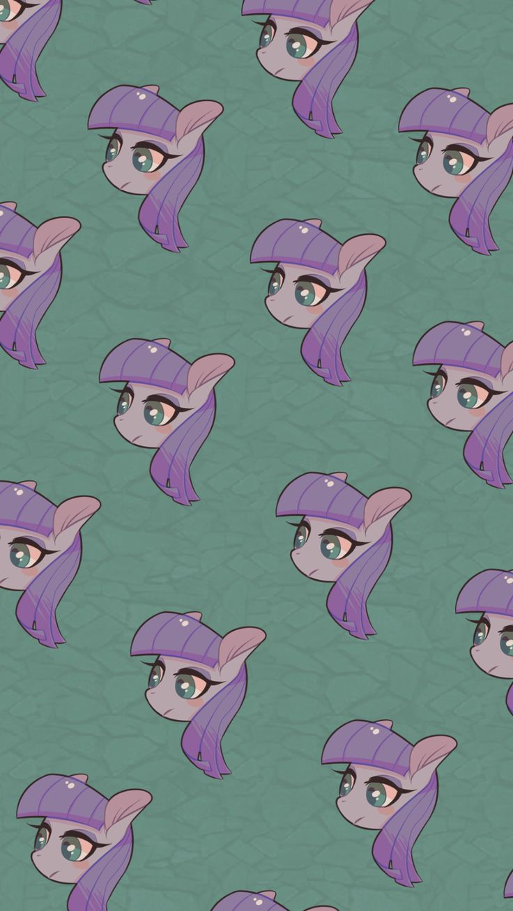 736x1307 safe, artist:phyllismi, maud pie, g female, solo, tiled background, wallpaper