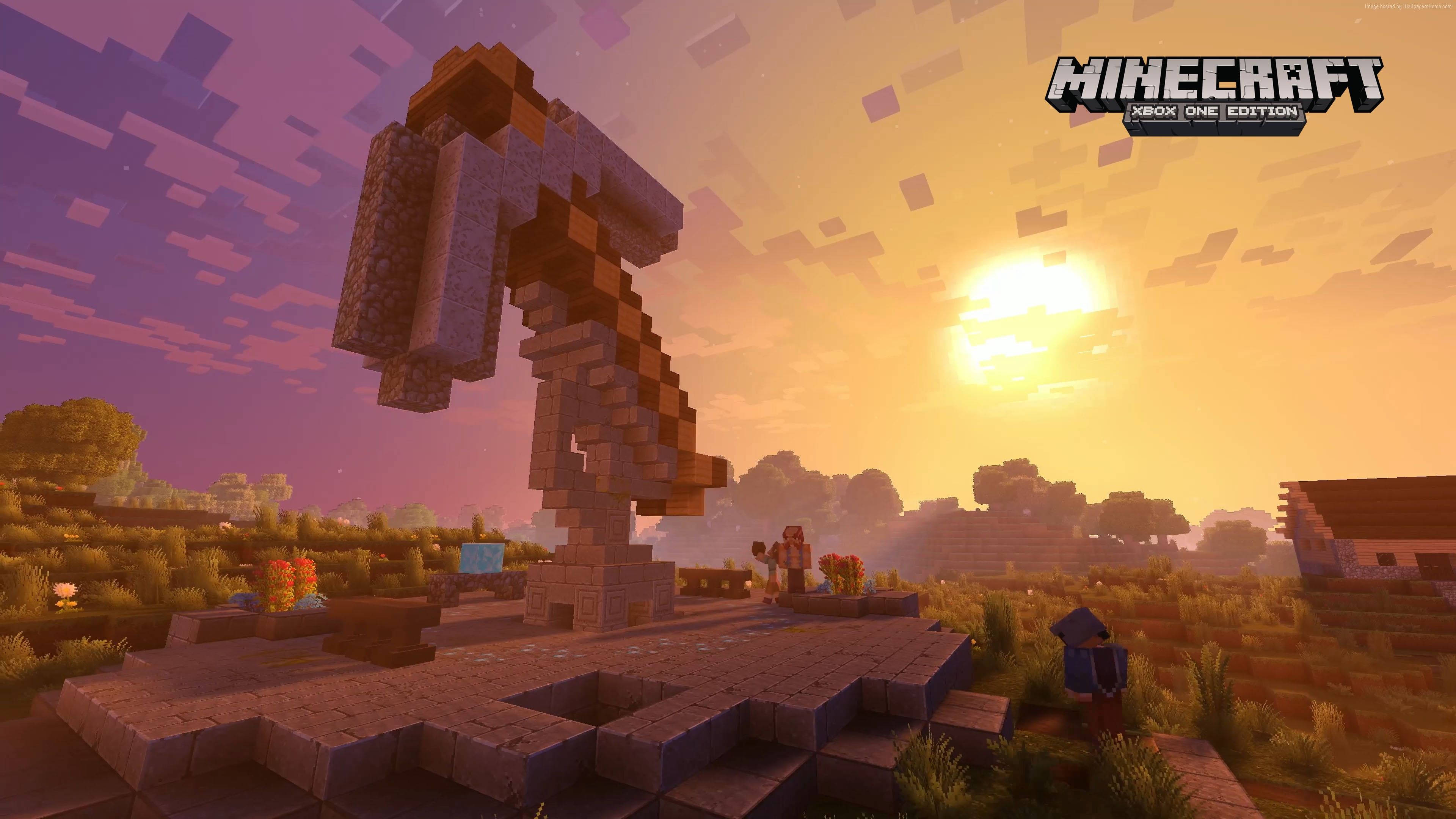 3840x2160 Download 4K Minecraft Xbox One Wallpaper