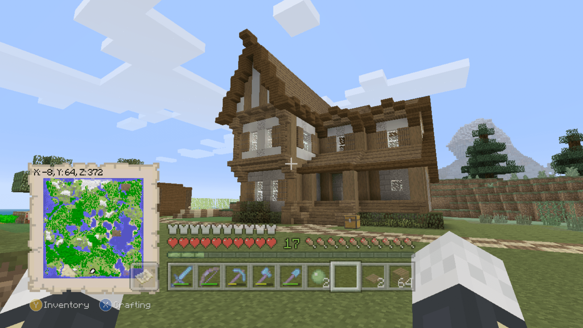1920x1080 Proof that Minecraft Xbox 360 edition isn't limiting with blocks
