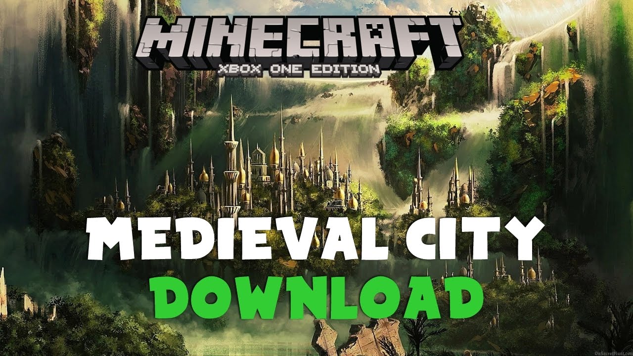 1280x720 Minecraft Xbox One 360 PS4 3 Medieval City Map W Download