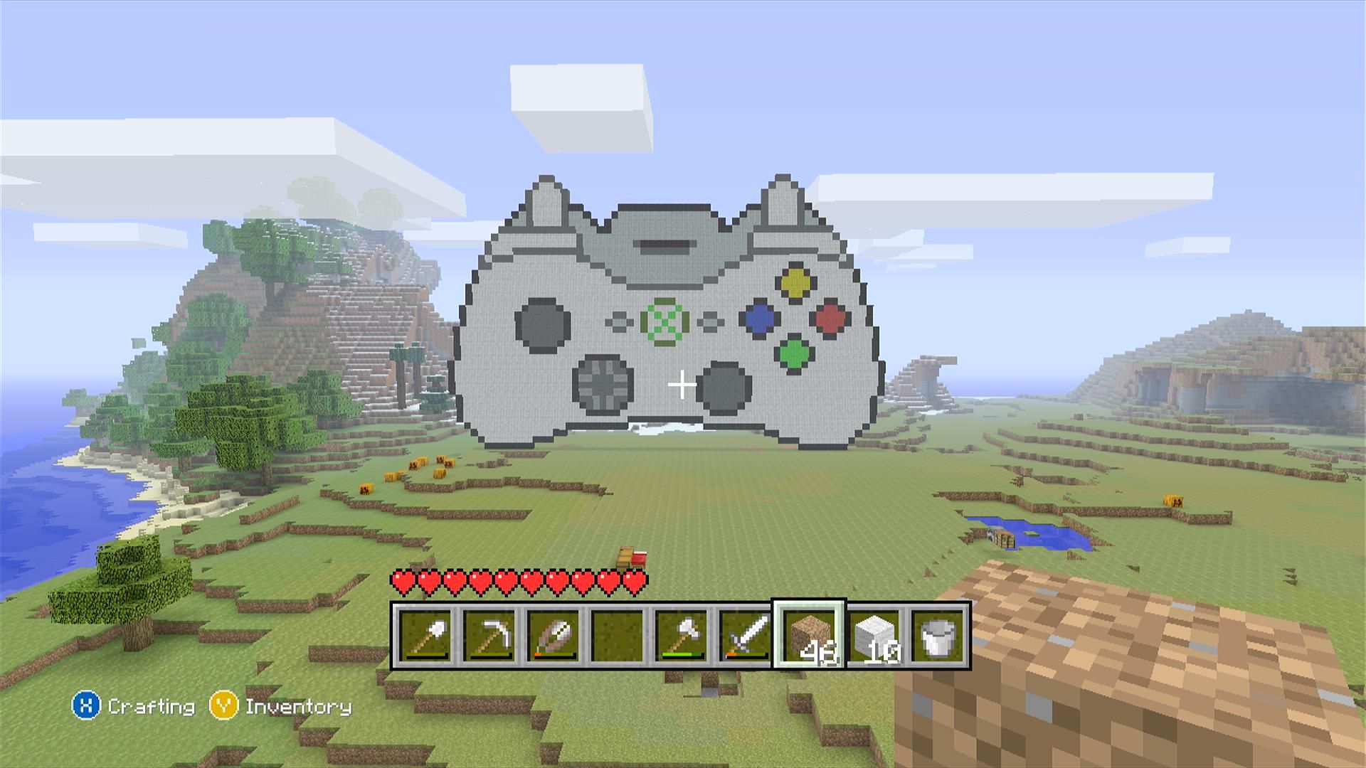 1920x1080 Minecraft Xbox Controller Wallpaper