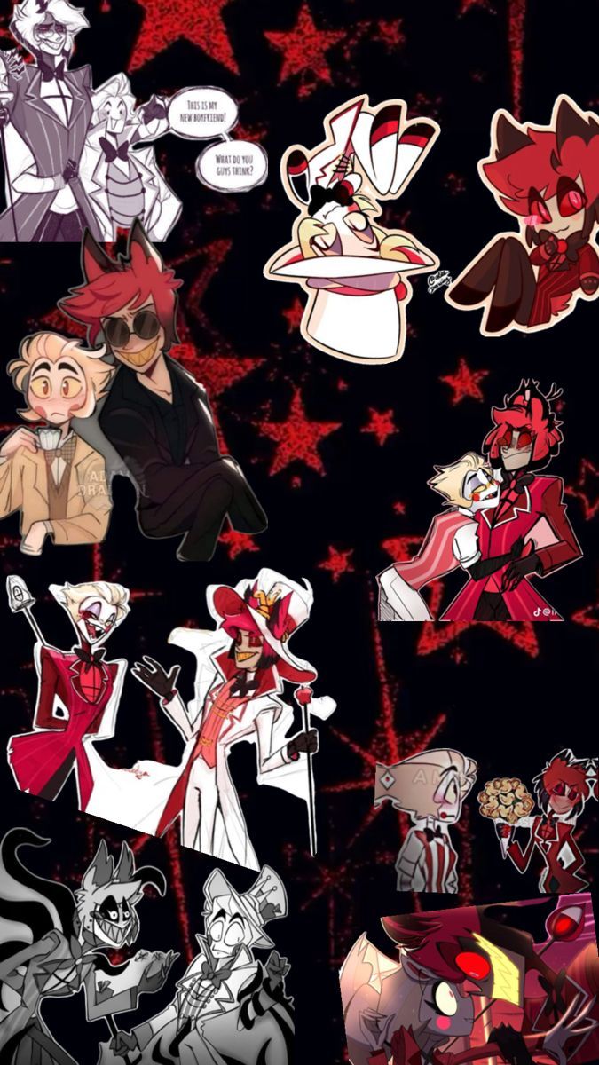 675x1200 Alastor And Lucifer Wallpaper