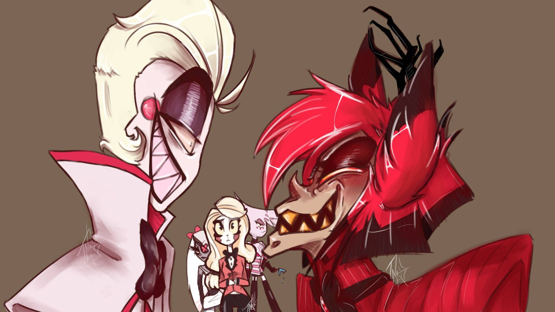 1920x1080 Alastor And Lucifer Wallpaper