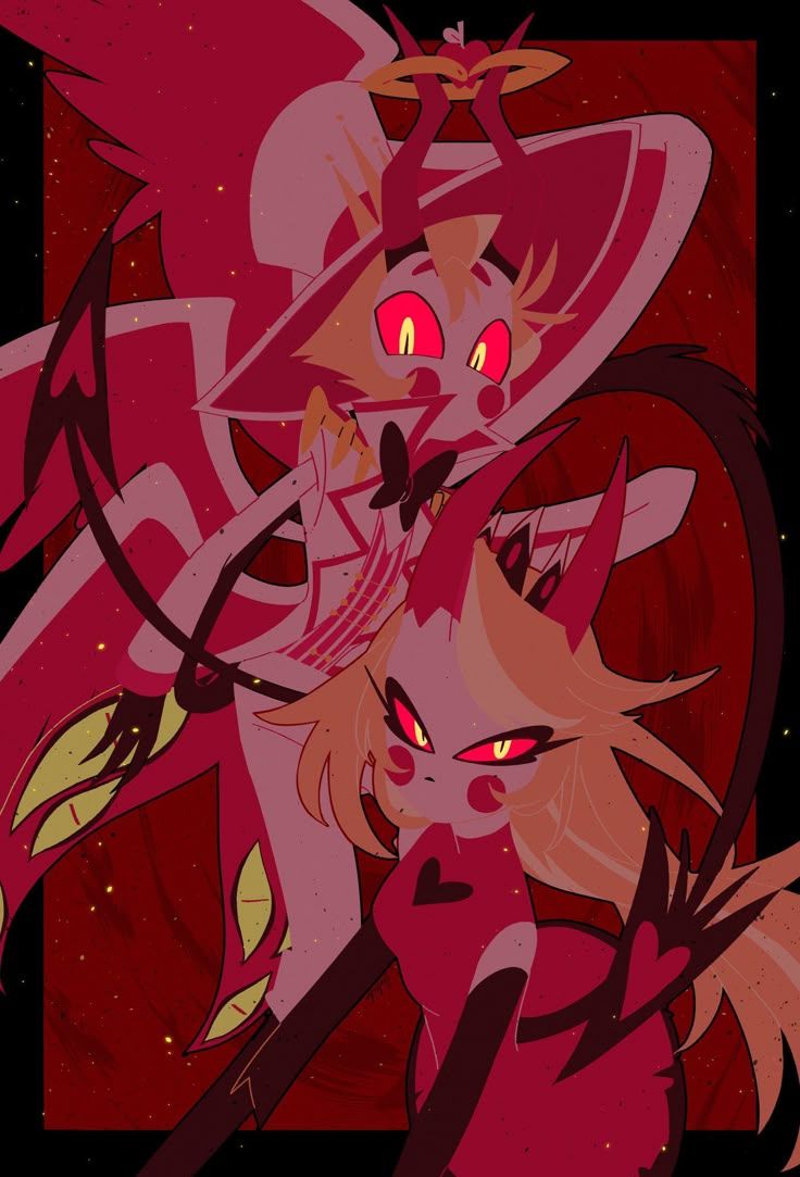 736x1083 Morningstar family. Lucifer hazbin hotel wallpaper phone, Lucifer hazbin hotel background, Alastor x lucifer