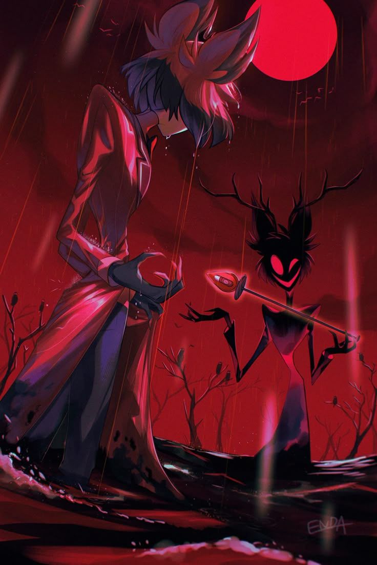 736x1102 Alastor and his shadow. Alastor x lucifer, Hazbin hotel alastor, Hazbin hotel fanart