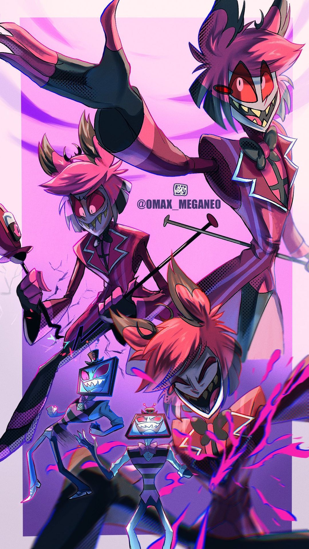 1080x1920 Hazbin Hotel y Lucifer