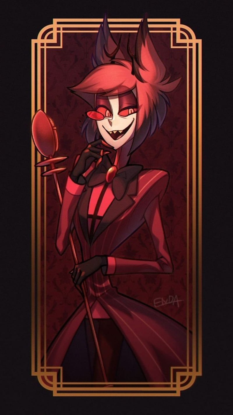 800x1422 Alastor, hazbin hotel, venao venao, HD phone wallpaper