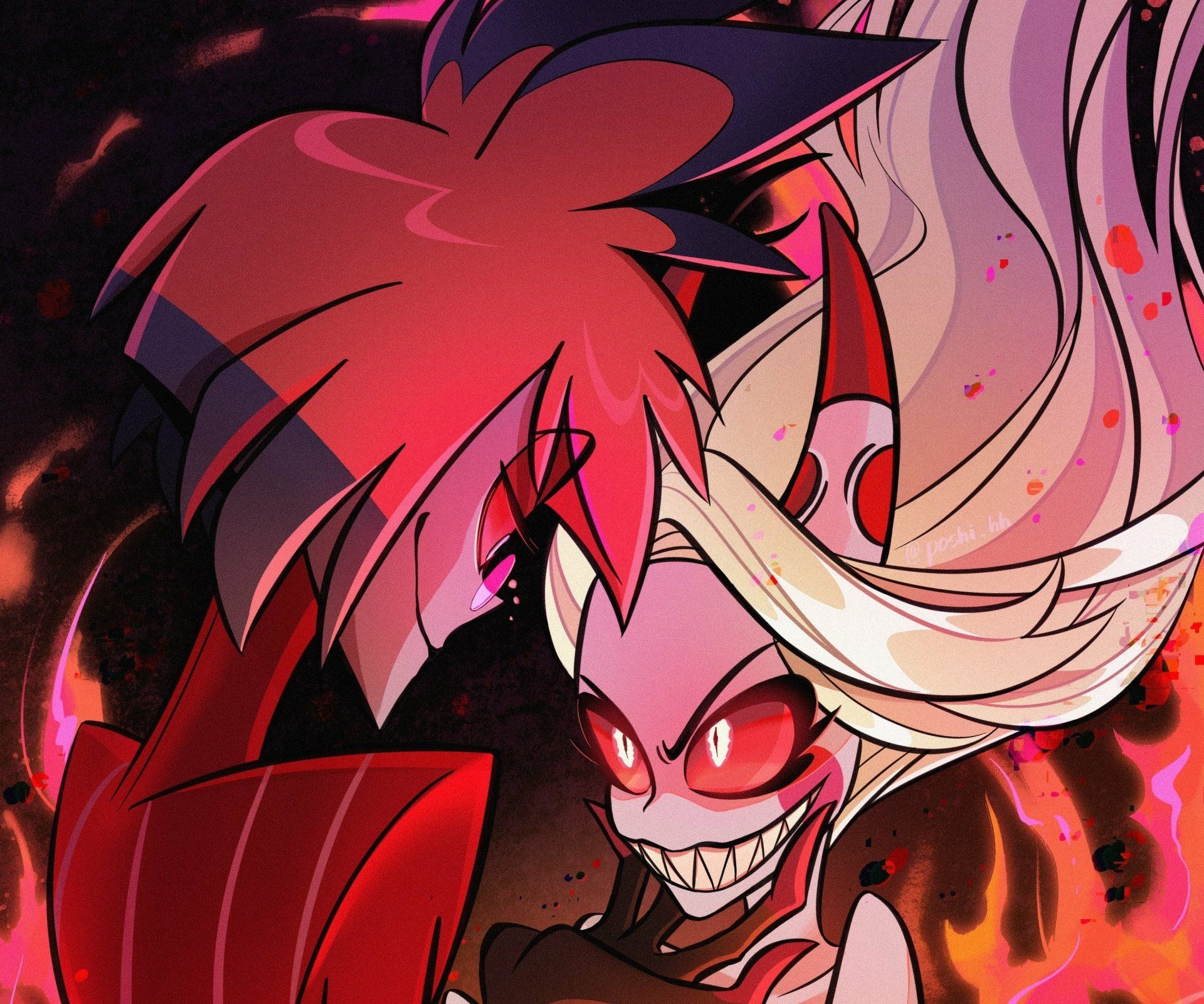 1920x1600 Hazbin Hotel HD Wallpaper: Charlie Morningstar & Alastor Showdownx2413