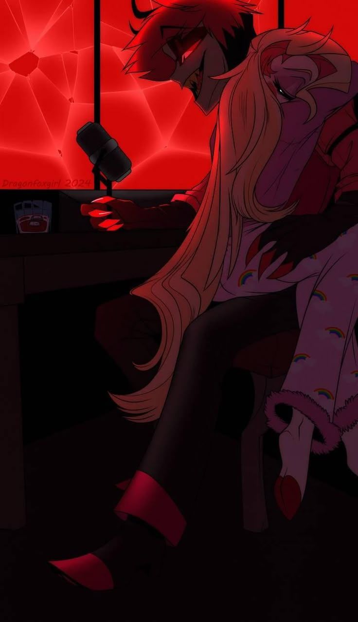 736x1276 Lilith and alastor. Alastor and lucifer wallpaper, Alastor and charlie fanart, Fan art