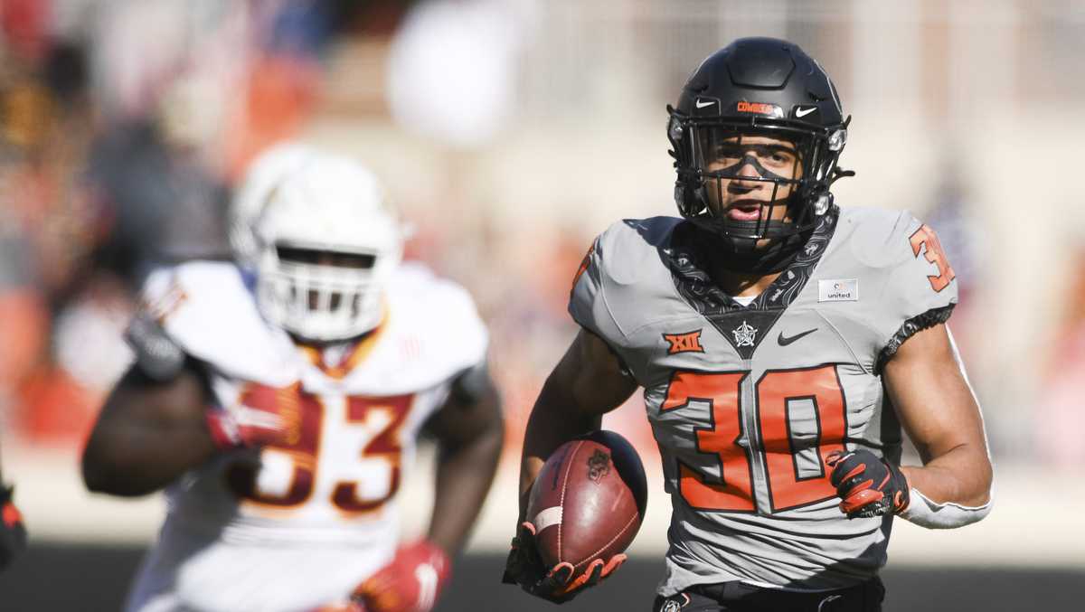 1200x677 Oklahoma State running back Chuba Hubbard opts out