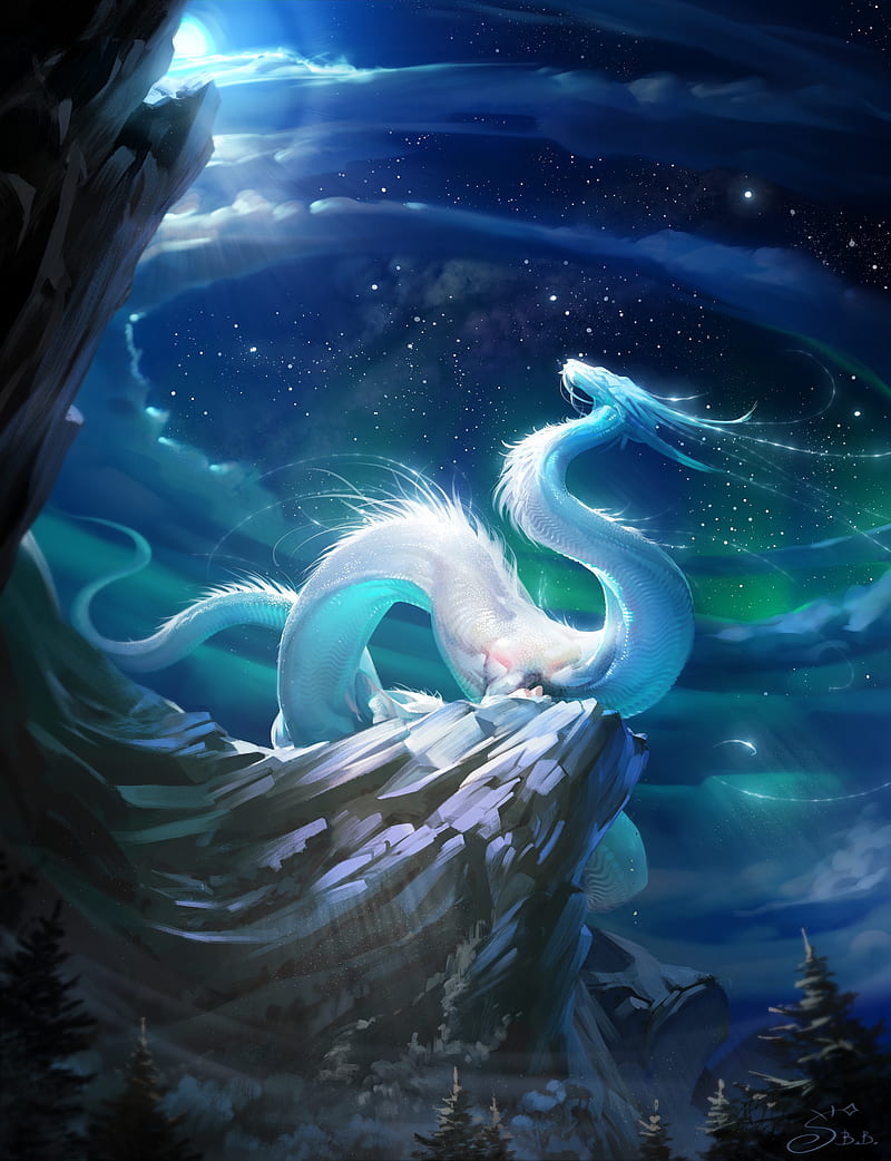 800x1042 HD big white dragon wallpaper