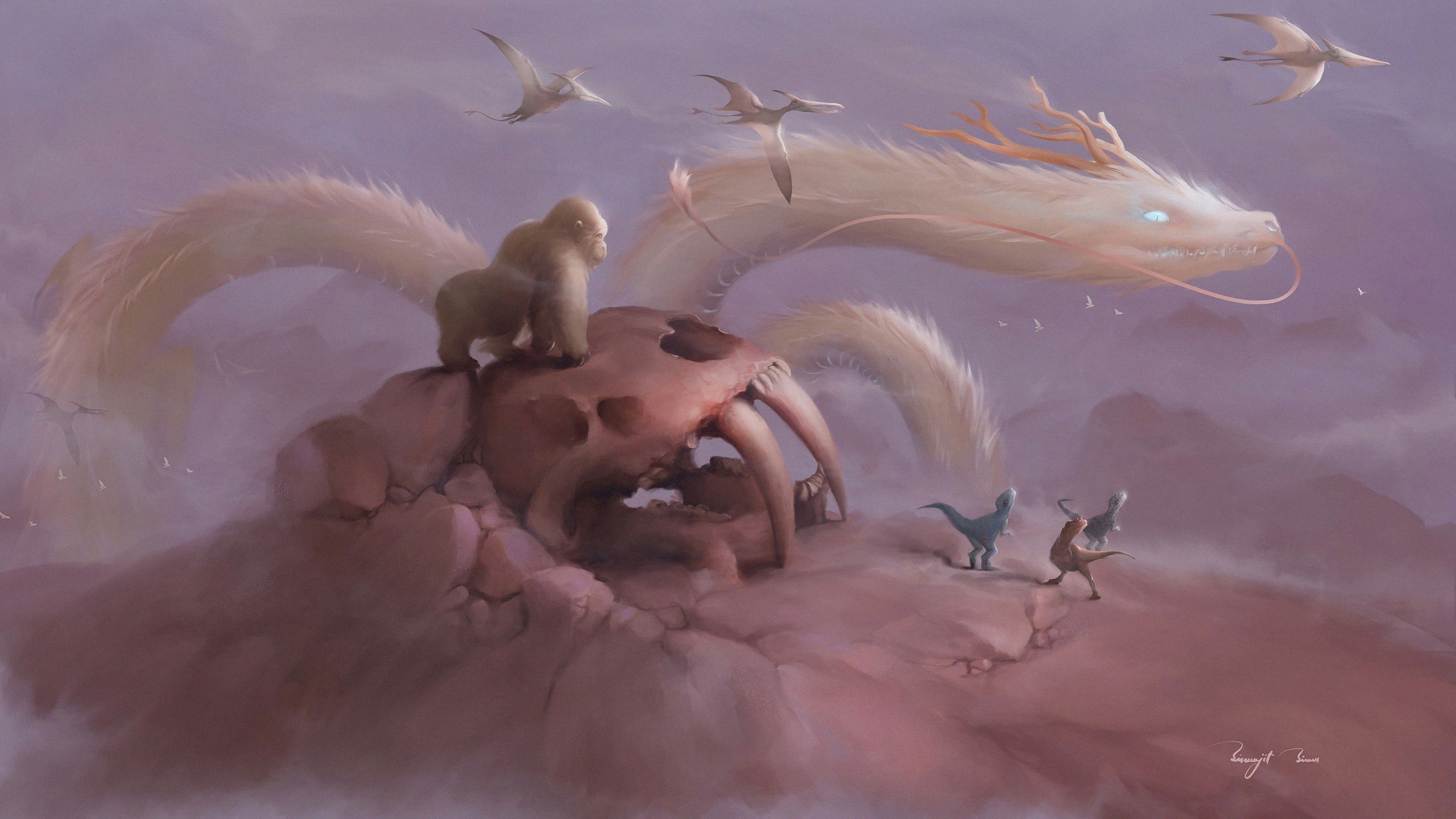 3840x2159 Big Creature Dragon 4k Wallpaper, HD Artist Wallpaper, 4k Wallpaper, Image, Background, Photos and Picture