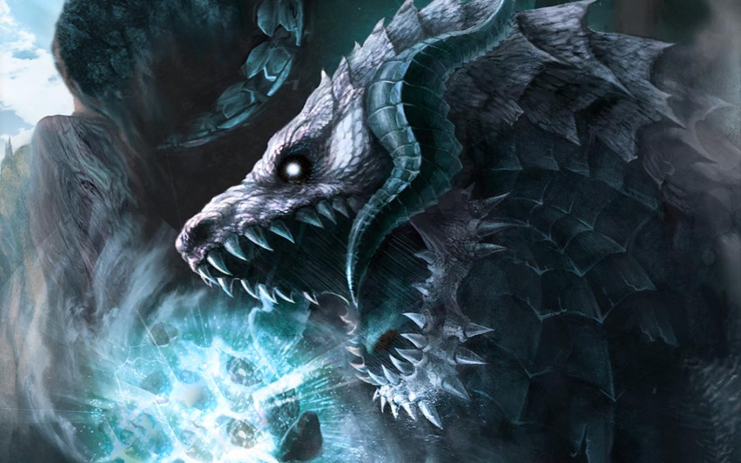 1440x900 Cool Dragon Desktop Wallpaper