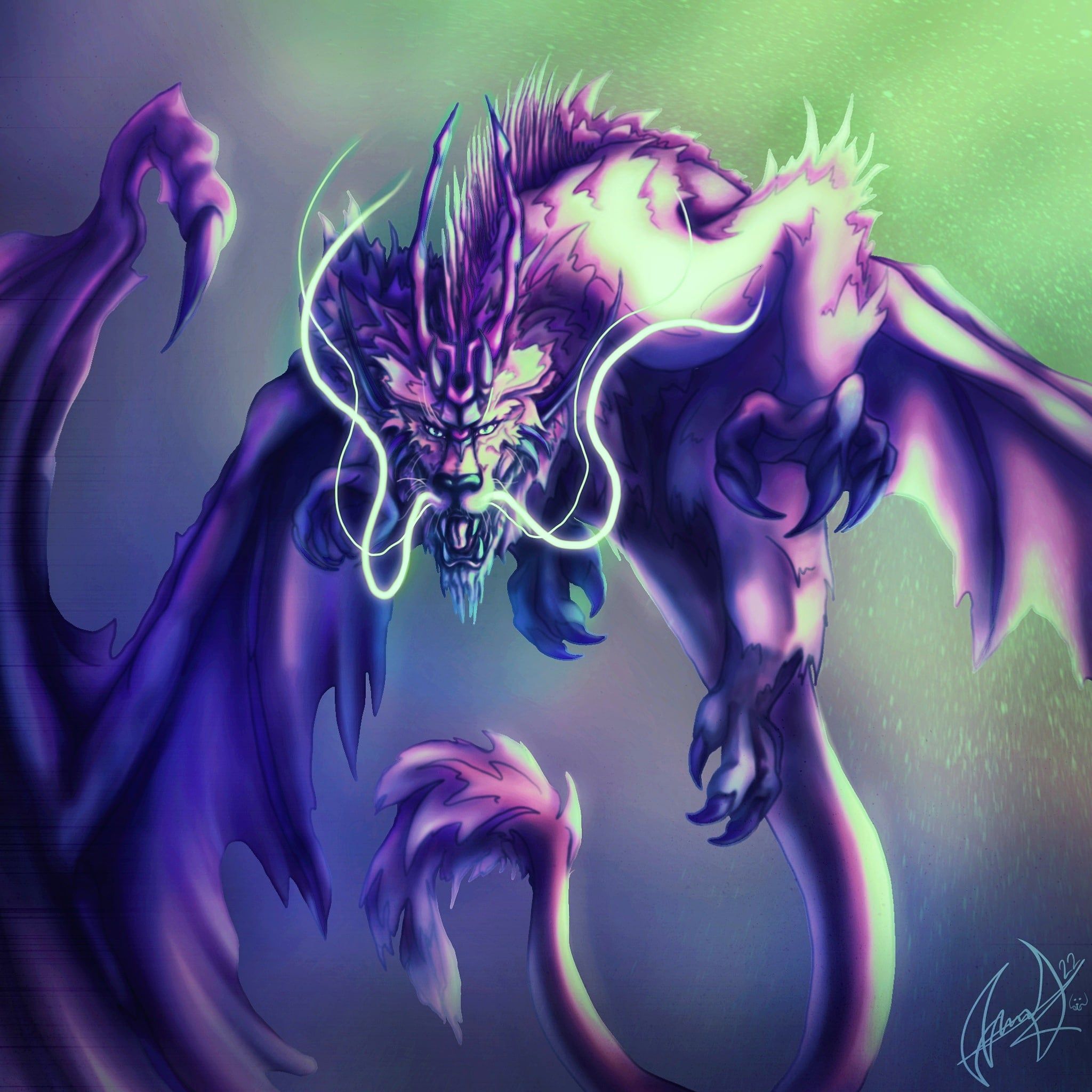 2048x2048 Big Dragon Kitty!