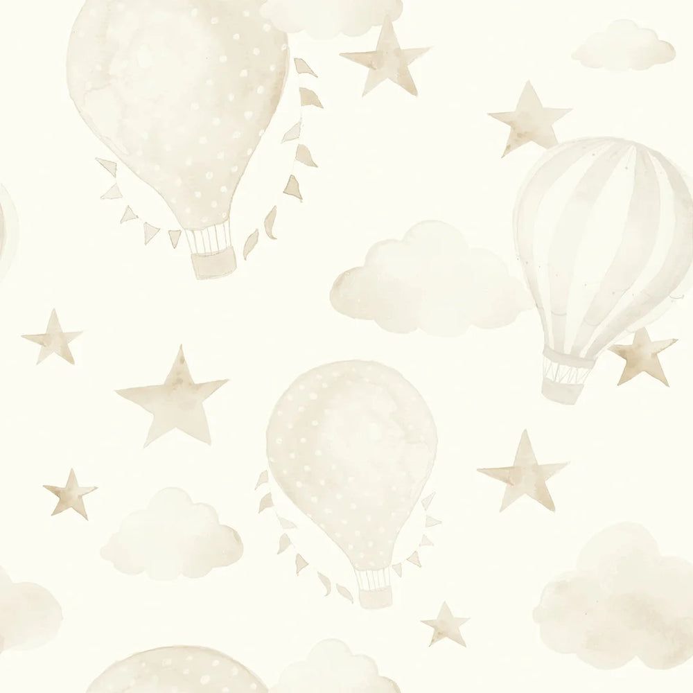 1000x1000 The Great Adventure Wallpaper in Neutrals