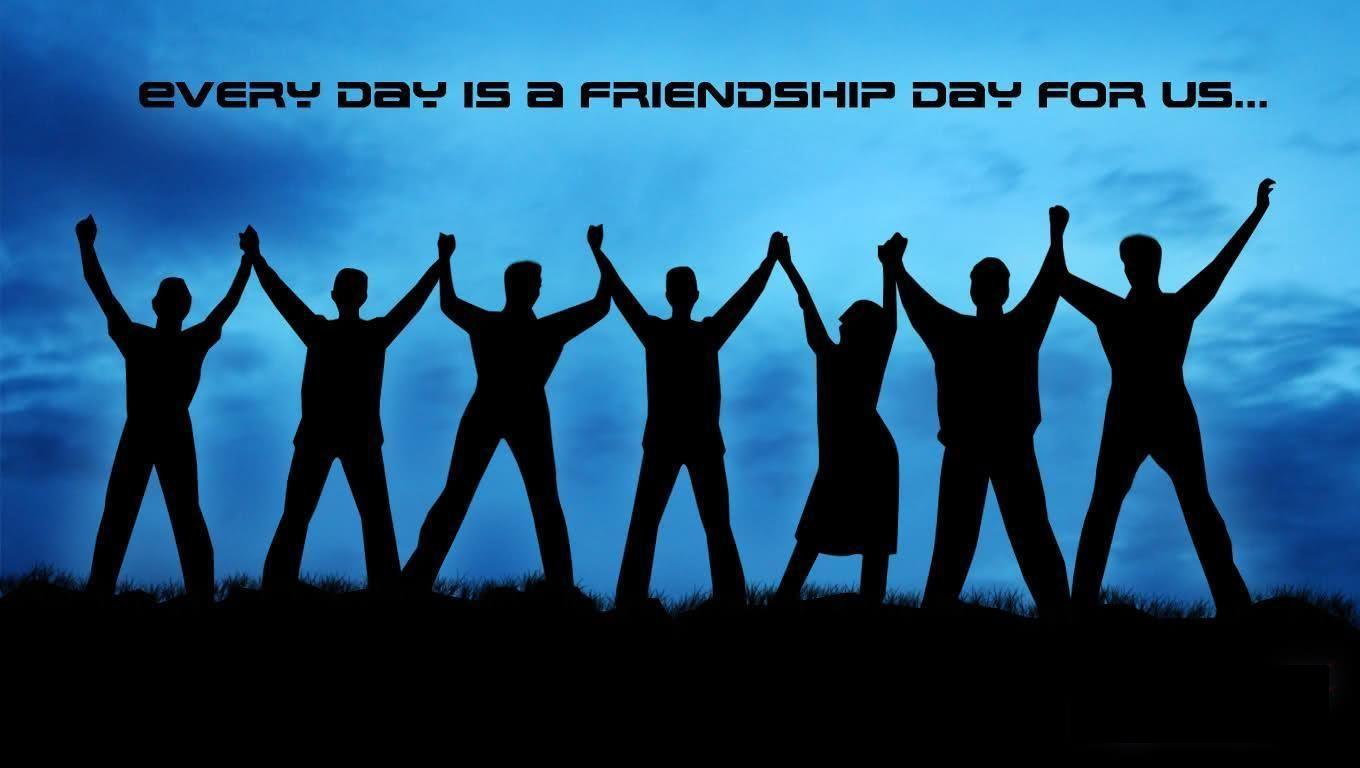 1360x768 Group Of Friends Wallpaper