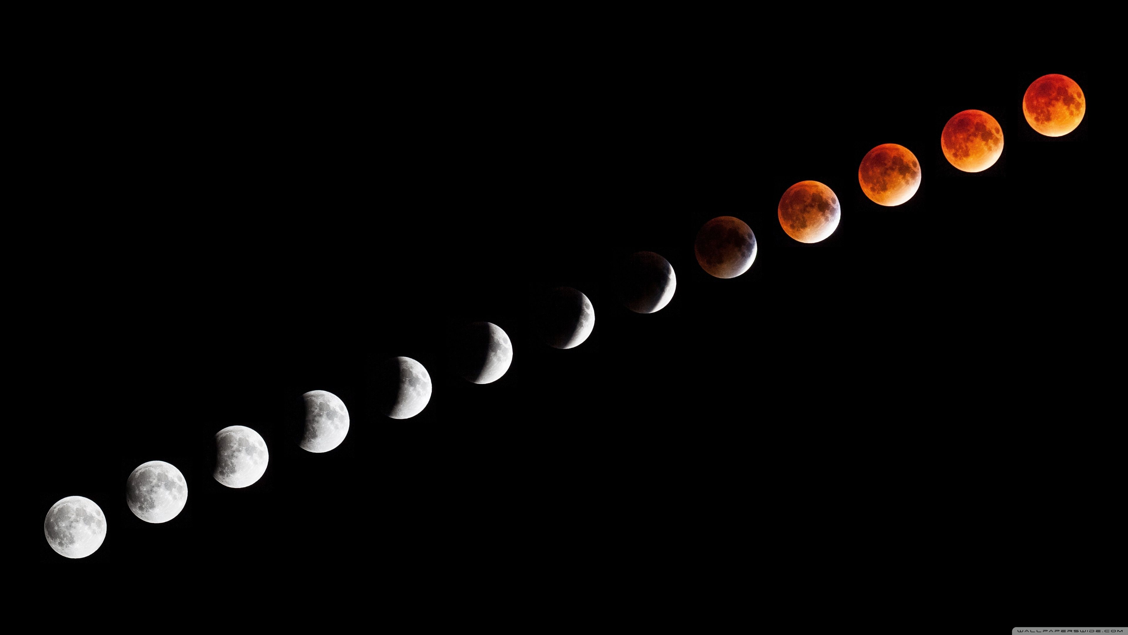 3840x2160 Lunar Eclipse 4K UHD Wallpaper for UltraHD Desktop and TV : Widescreen and UltraWide Display : Smartphone and Tablet Devices