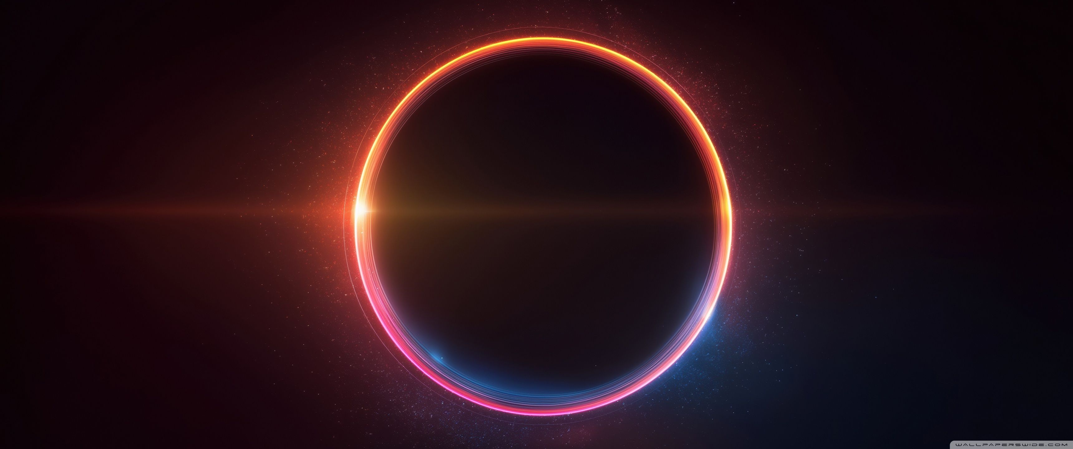 3440x1440 Solar Eclipse Digital Art 4K UHD Wallpaper for UltraHD Desktop and TV : Widescreen and UltraWide Display : Dual Monitor : Smartphone and Tablet Devices