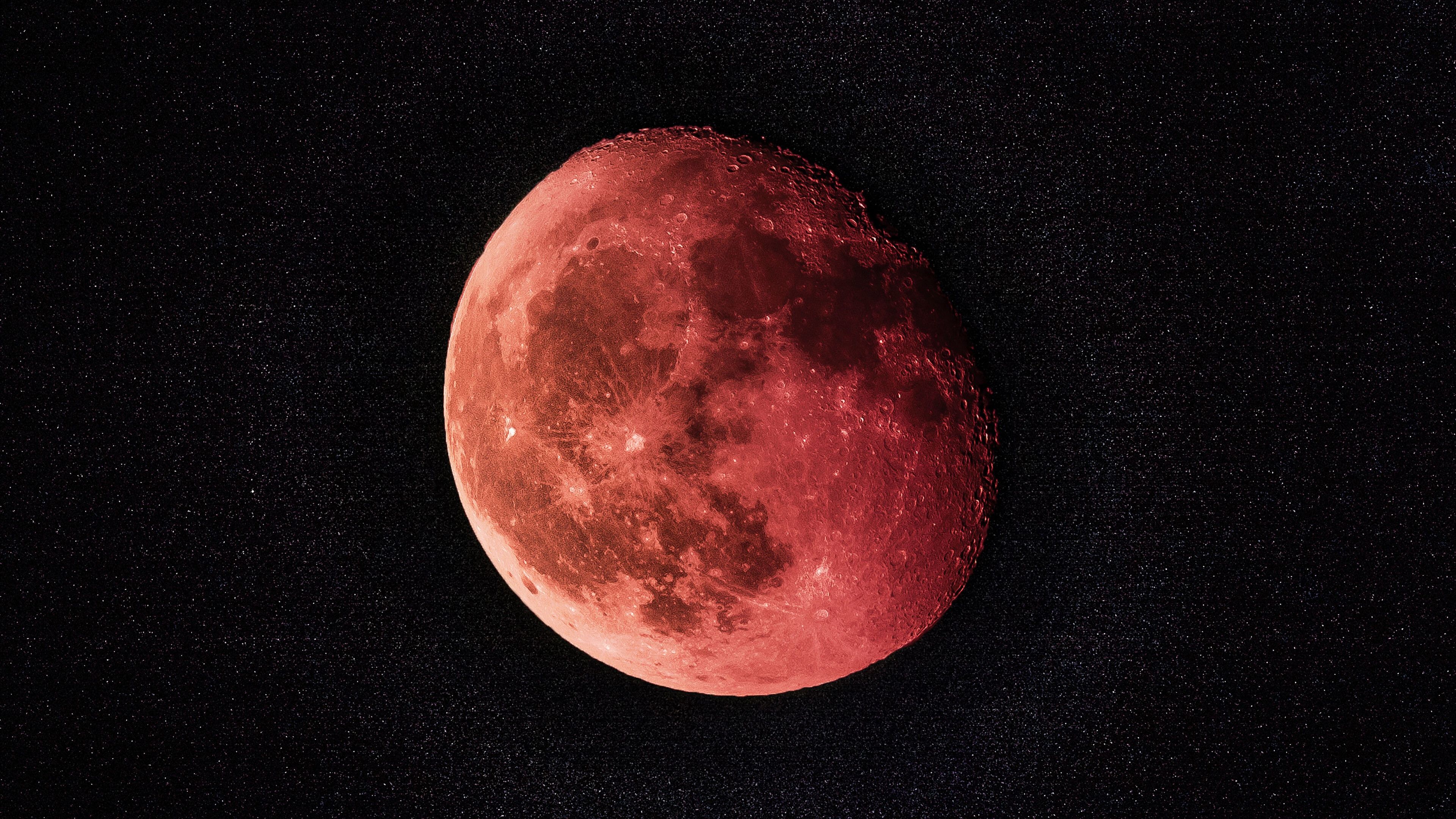 3840x2160 Lunar Eclipse Wallpaper