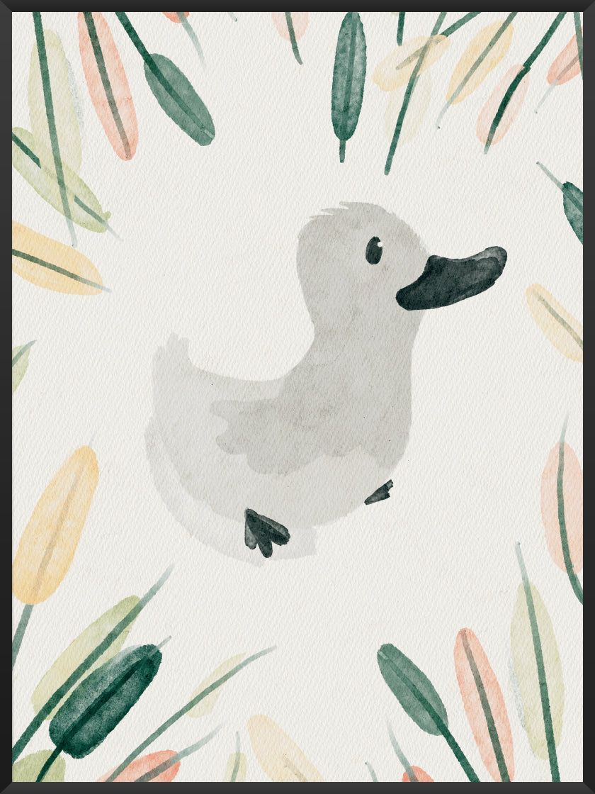 840x1120 The Ugly Duckling Watercolour by Andersen Ugly Duckling Poster