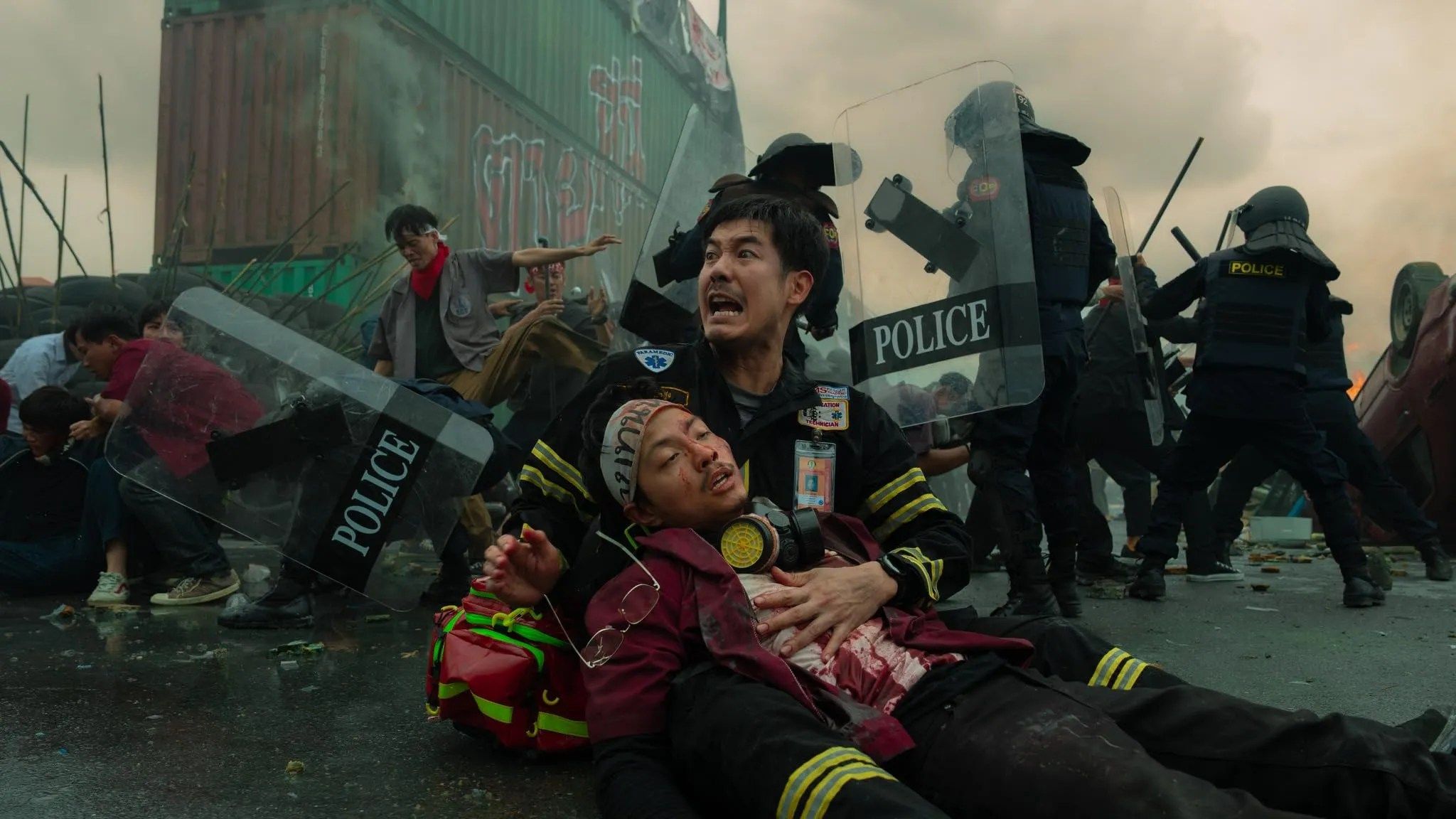 2048x1152 Bangkok Breaking' (2024): Over The Top In Every Way. Express Elevator To Hell