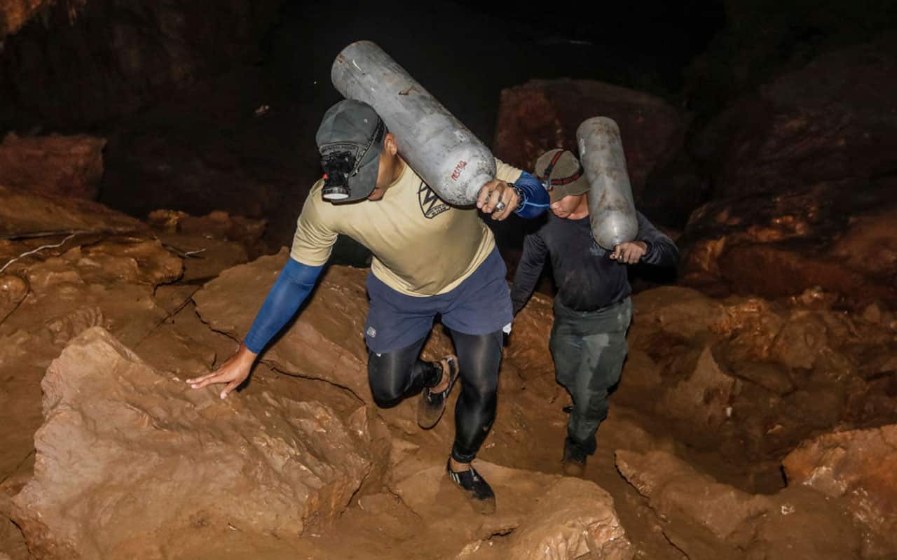 1280x800 Parents pray for young football team trapped in Thai cave