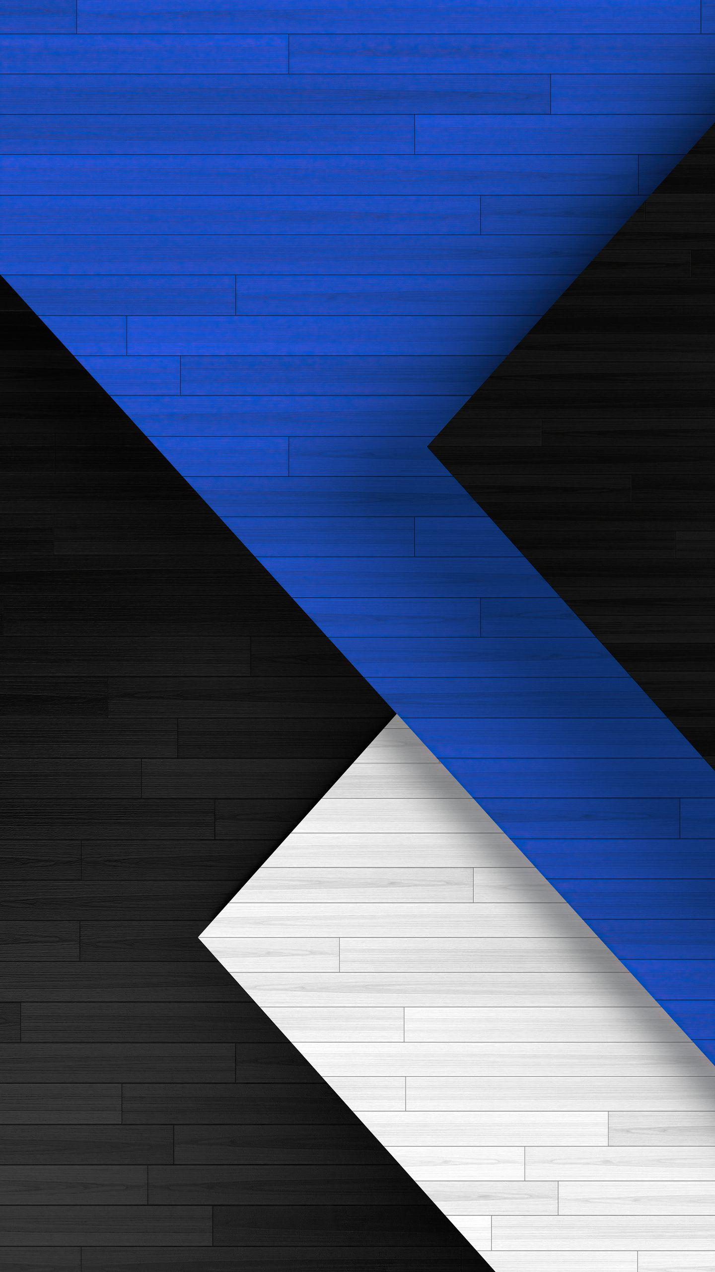 Black Dark Blue Red Lines Abstract Phone Wallpaper