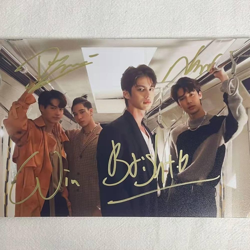 1000x1000 Thai Drama Meteor Garden F4 bright win dew nani personally signed promotional photo, non printed gifts Personal Collections (6): Buy Online at Best Price in UAE