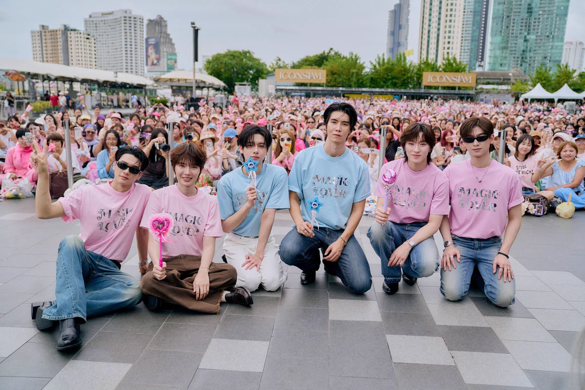 1200x800 Thai BL Series on X: Image from the #MagicLoverSeries worship ceremony and costume fitting on August 20 were released by the official MagicLoverTH X account! Kong Kongpob, Thomas Teetut, Namping Napatsakorn, Keng